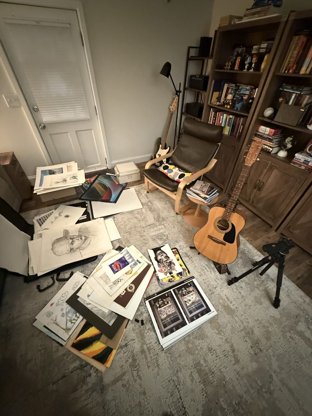 Beautiful day today and great day to look through the art of my youth.