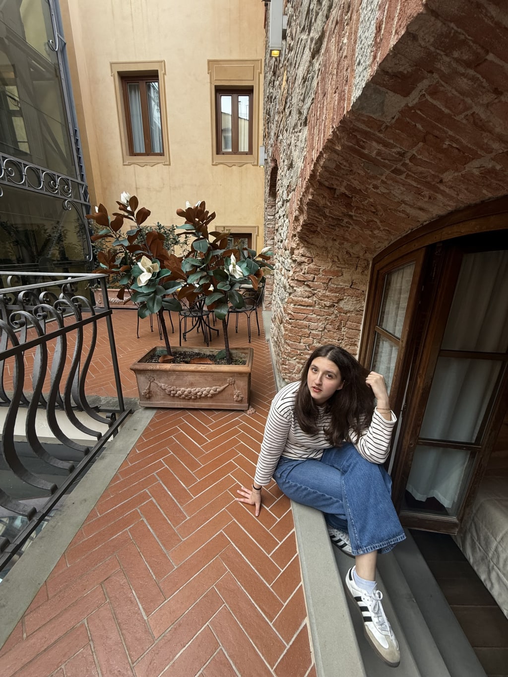 We stayed at the Hotel Alba Palace, a very nice boutique hotel just outside the very busy center area.  