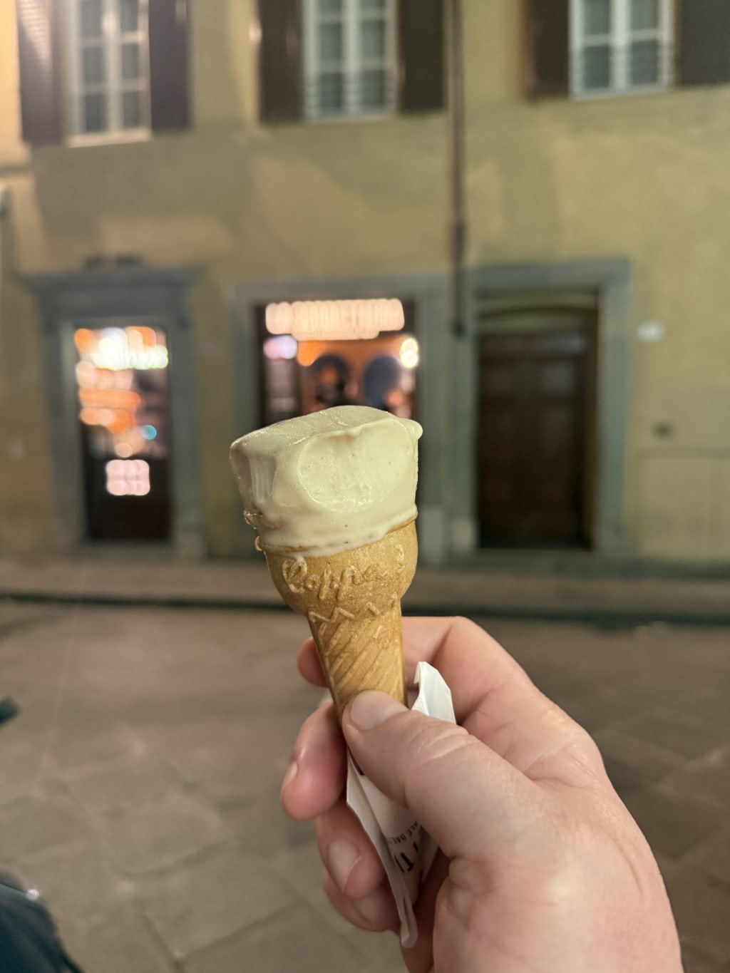 Great gelato, finally.  The one in Venice wasn’t anything special.