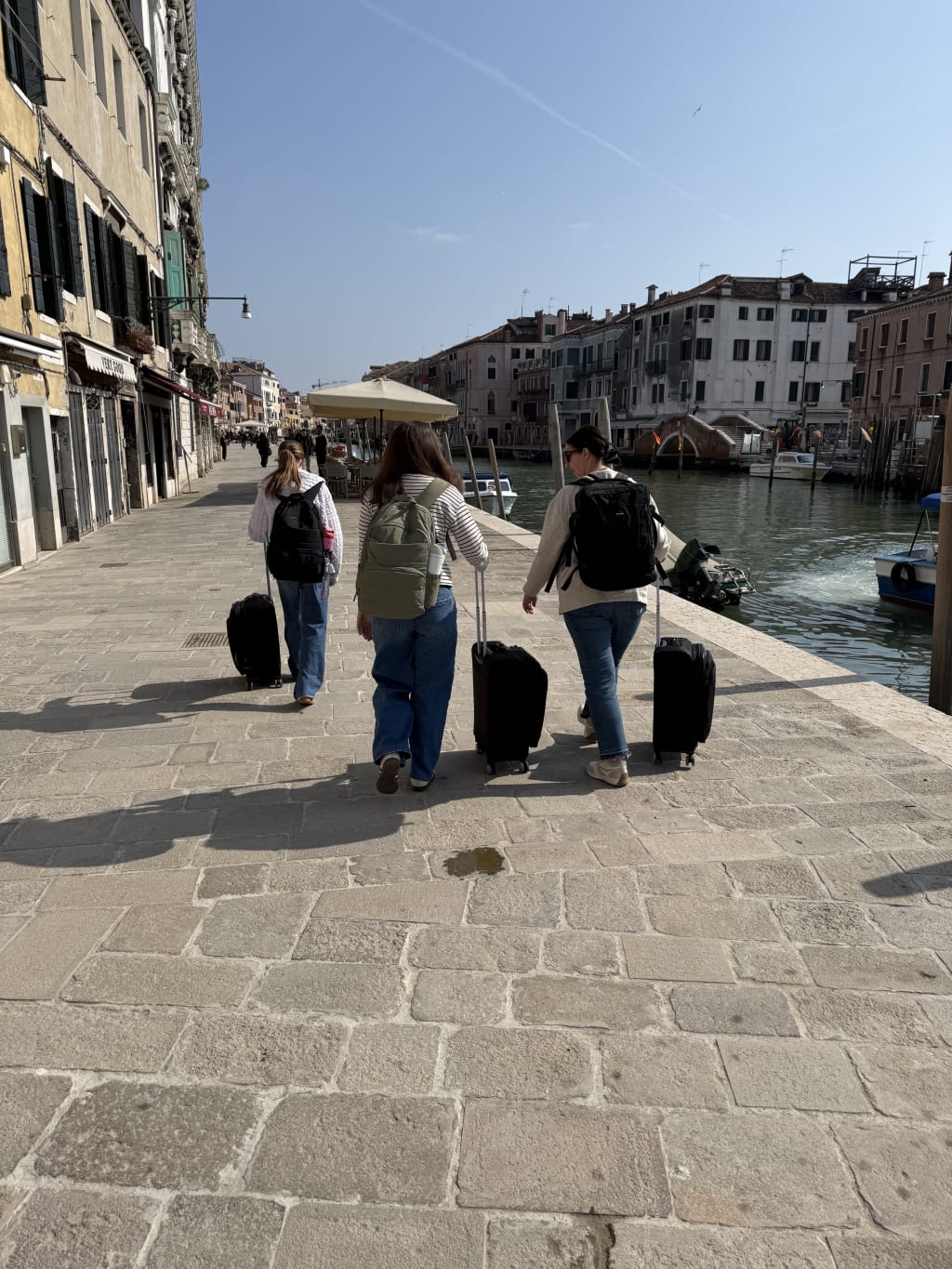 Walked from our hotel to the train station.