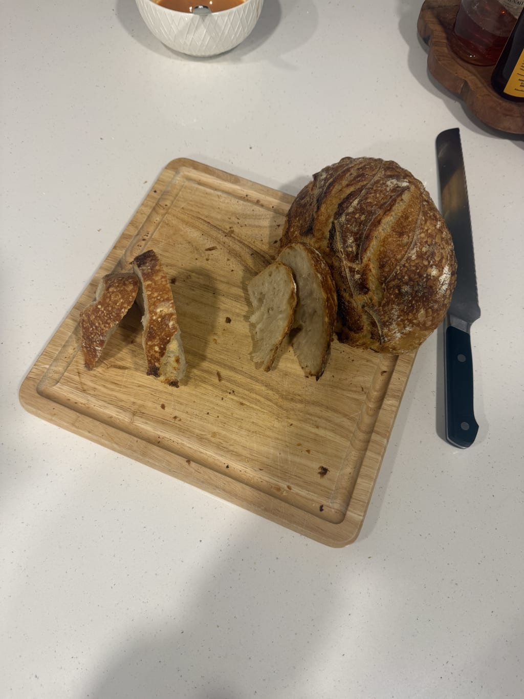 The first step is to always cut it in half and often in quarters.