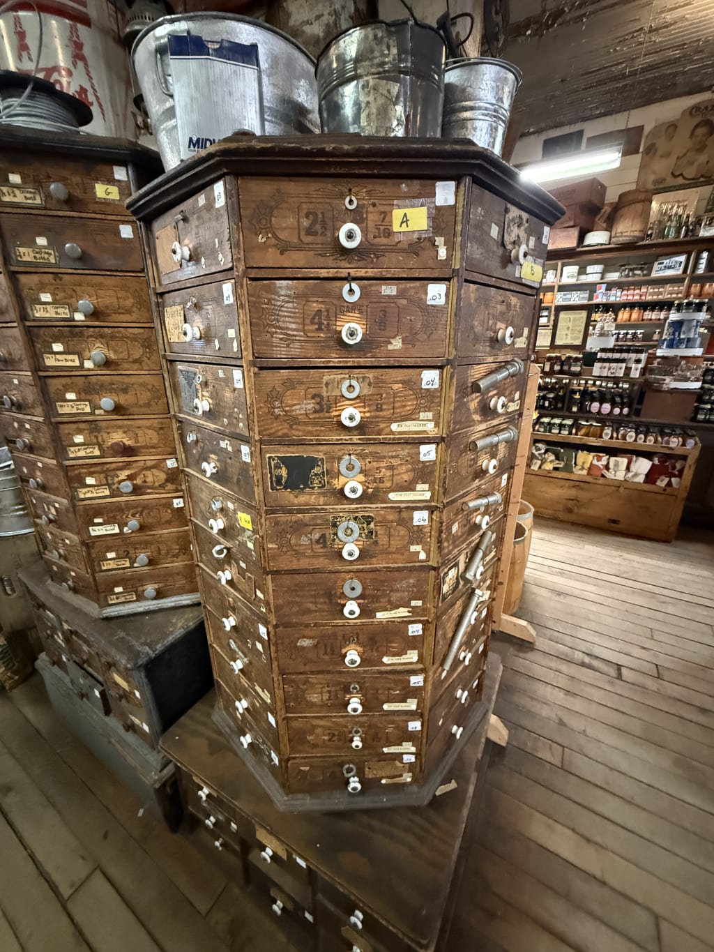 When was the last time you saw a cabinet like this in a store?