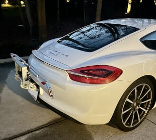 Bike rack solution for Porsche Cayman/Boxter 981