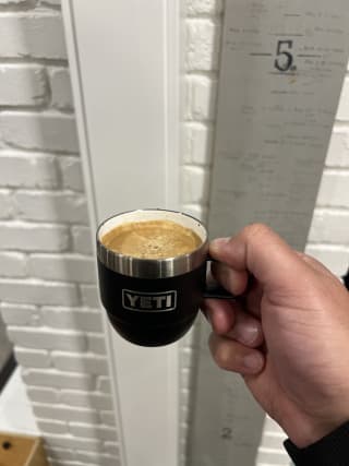 First cup of coffee in 1.5yrs