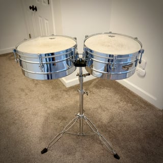 Latin Percussion M257 Matador Series Steel Timbales