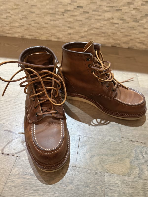 Red Wings Moc toe boots