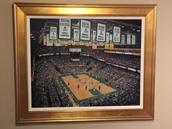 Boston Celtics painting