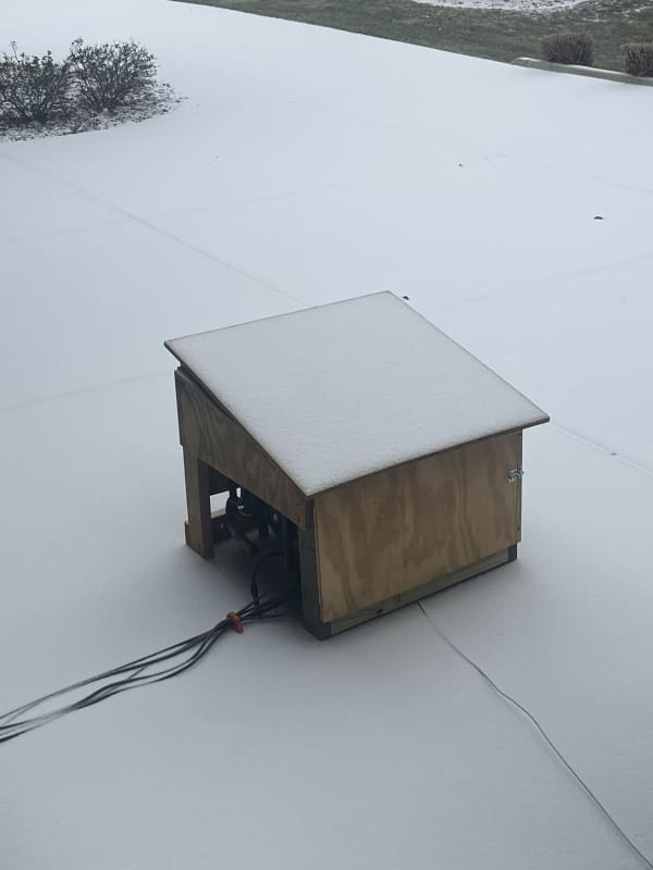 Collapsible generator house