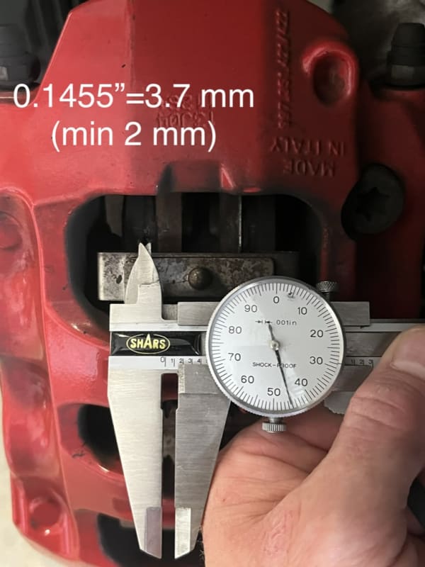 Front brake check + tire rotation (due to feathering)