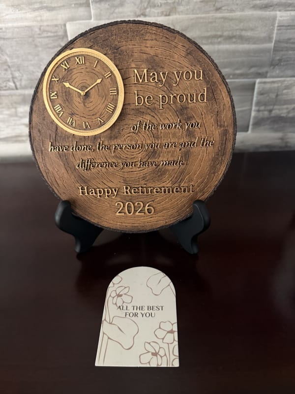 My father retired after working for 54 years