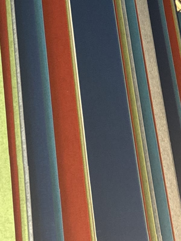 Color banded dividers