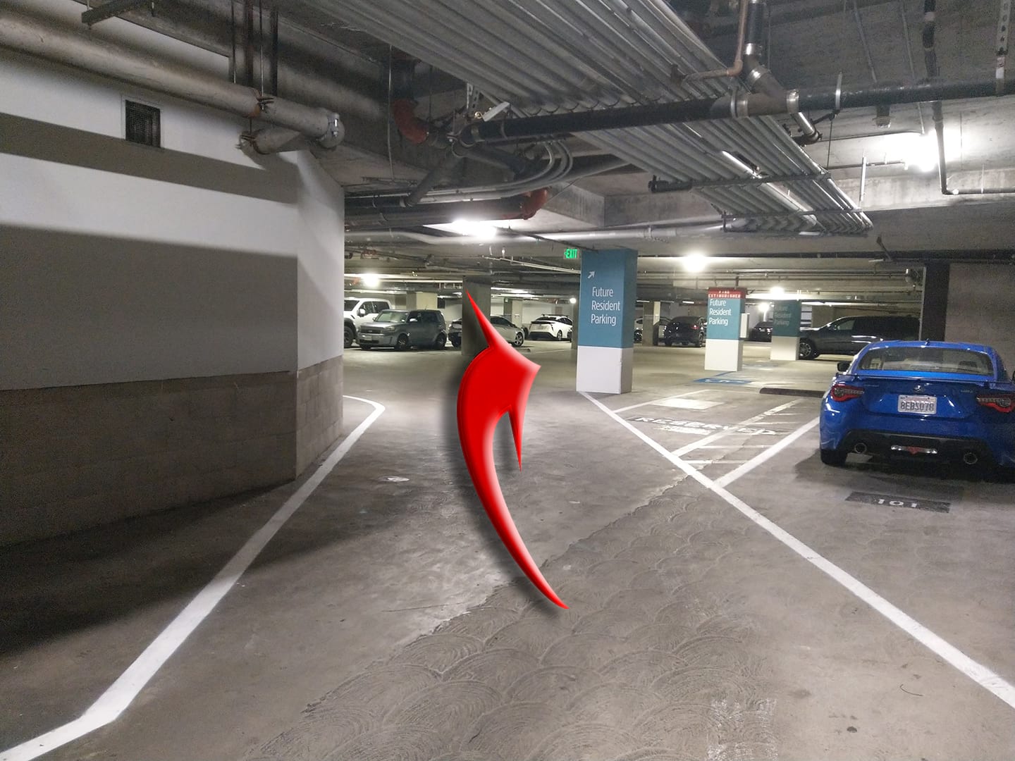 Parking inside picture