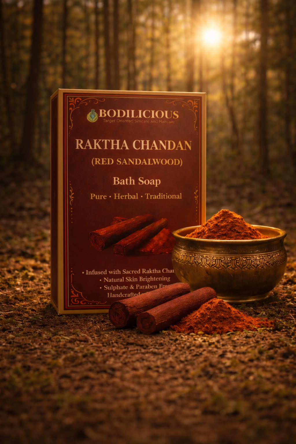 Bodilicious Red Sandalwood Bath Soap