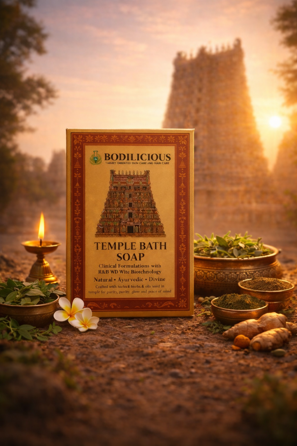Bodilicious Temple Bath Soap