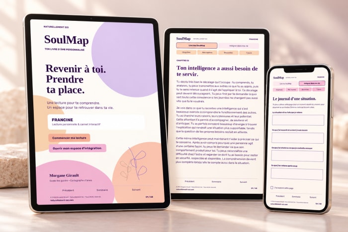 La SoulMap personnelle, un livre numérique créé sur mesure