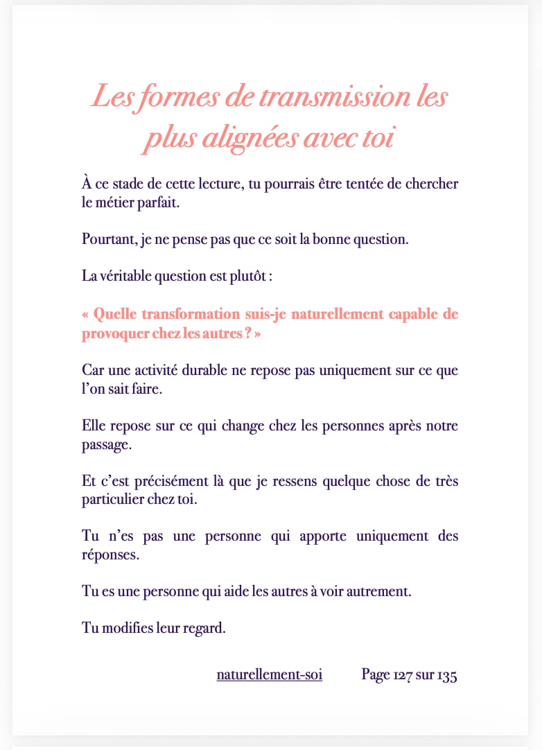 Premier extrait d’une SoulMap Pro
