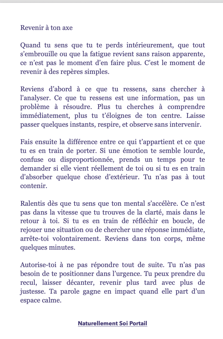 Deuxième extrait d’une SoulMap personnelle