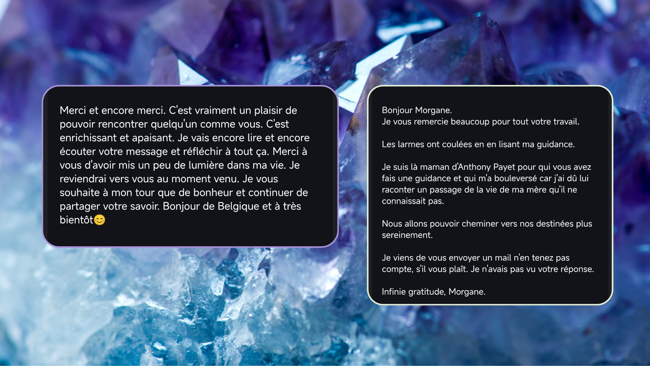 Avis cliente guidance canalisée