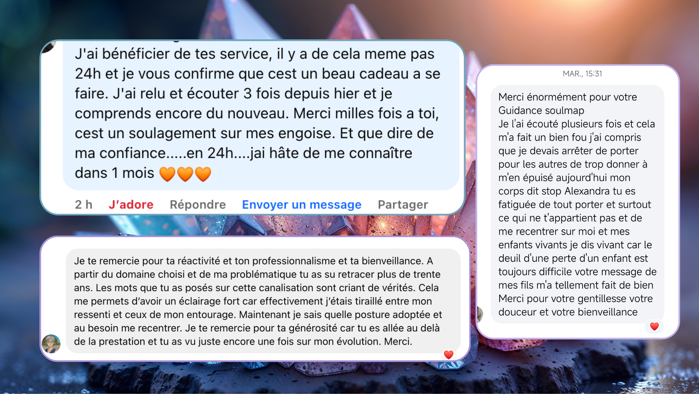 Témoignage SoulMap : soulagement des angoisses et confiance