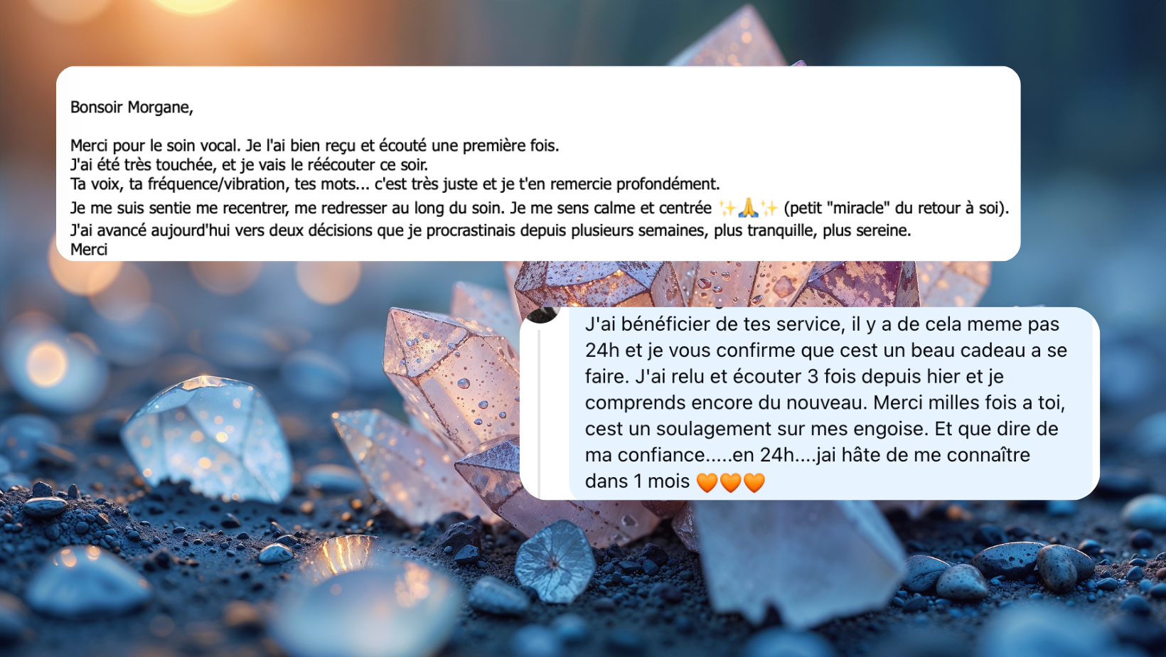 Témoignage cliente soin vocal