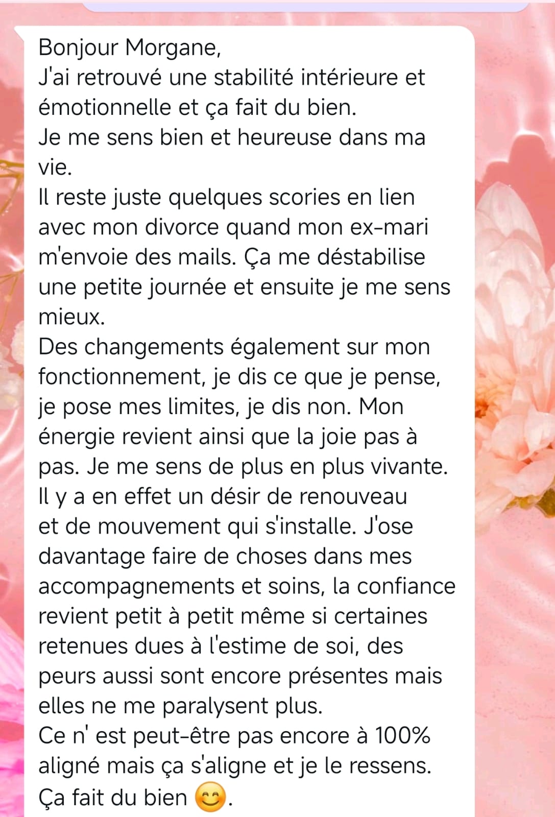 Témoignage : arrêter de porter et se recentrer
