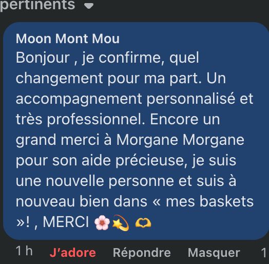 Témoignage : nouvelle personne et bien dans mes baskets