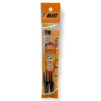 Bic Kulepenn Sort 2stk 