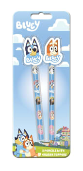 Bluey Pencil w/Eraser 2pk