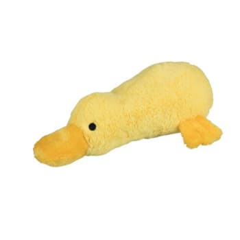 Jollypaw Hundeleke, And med knitrende folie, plysj, 38 cm, gul