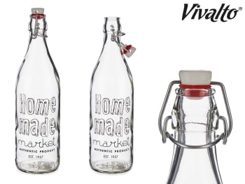 Vivalto Home Made Glassbottle 1L