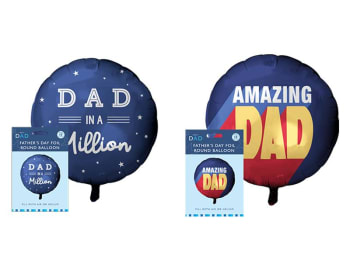 Father's Day Foil Balloon Div.Farger