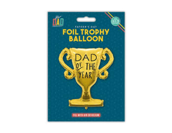 Father's Day Dad Of The Year Foil Balloon Div.Farger