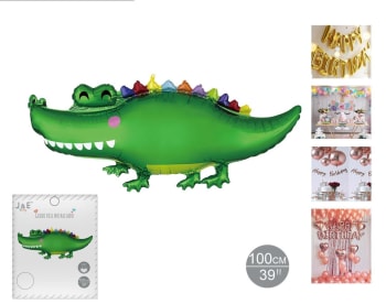 J&E Party Crocodile Balloon 100cm