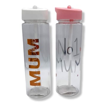 Mother's Day Water Bottle 600ml Div.Farger