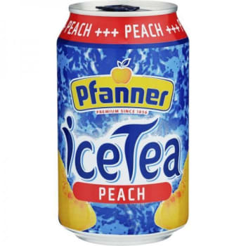 Pfanner Fersken Ice Tea 0,33l + PANT