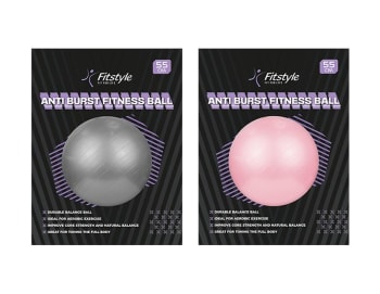 Fitstyle Gym Ball Ø55cm Div.Farger