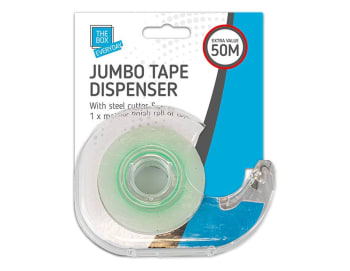 The Box Everyday Jumbo Tape Dispenser 50m