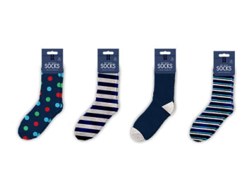 Farley Mill Mens Soft Touch Socks str.41-45 Div.Farger