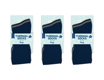 Farley Mill Boys Thermal Socks 3pk Div.Str
