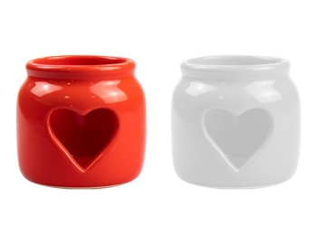 Valentine's Heart Tealight Holder Div.Farger