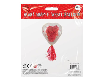 Valentine's Day Heart Tassel Balloon 30cm