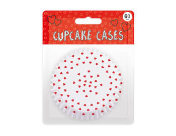 Valentine's Day Cupcake Cases 60pk