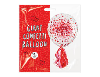 Valentine's Day Giant Heart Tassel Balloon 36"