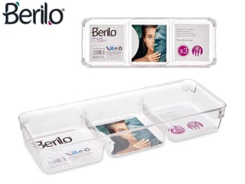 Berilo Beauty Organizer 3delt 27,5x10x4cm