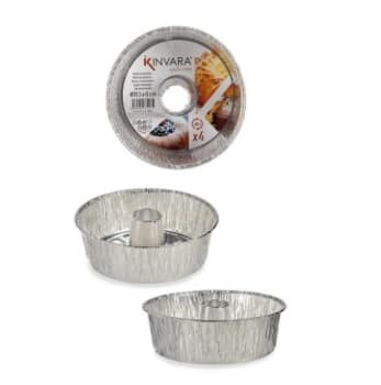Kinvara Aluminium Kakeform Ø19,5x7cm 4stk
