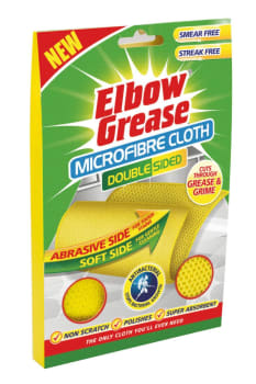 Elbow Grease Dual Sided Microfibre Cloth 1pk