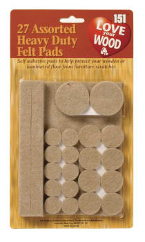 Love Your Wood Assorted Felt Pads 27pk