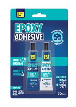 151 Quick Dry Epoxy Glue 2x15g