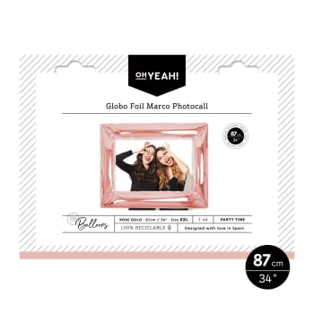 OH YEAH! Photobooth Balloon Rose Gold 87cm 1pk