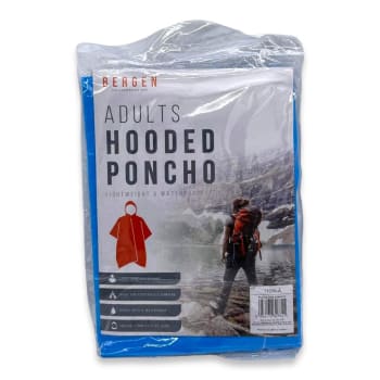 Bergen Hooded Poncho Adult One Size